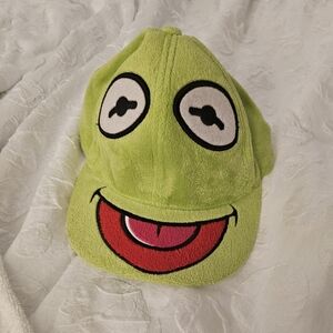 Disney Kermit the‎ Frog Muppets Adjustable Hat Snapback Cap Green Adult